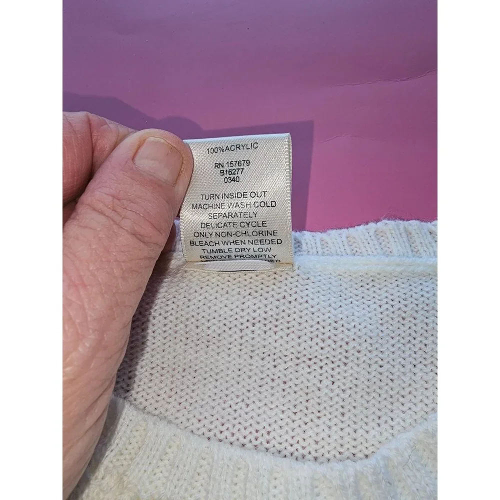 Blair short sleeve colored block sweater size Small - Picture 3 of 6